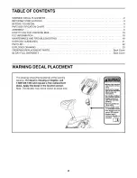 Preview for 2 page of Pro-Form XP 210 U 831.21941.5 User Manual