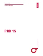 PRO Intellect Technology PRO 15 User Manual preview