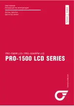 Preview for 1 page of PRO Intellect Technology PRO-1500 LCD Series User Manual