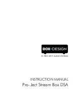 Pro-Ject Audio Systems Stream Box DSA Instruction Manual preview