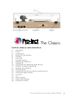 Preview for 3 page of Pro-Ject Audio Systems THE CLASSIC Instructions For Use Manual