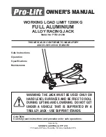 Pro-Lift PRO-A1200 Owner'S Manual preview