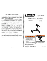 Pro-Lift T-3101 Operating Instructions & Parts Manual preview