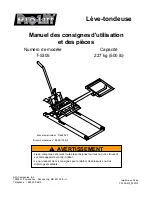 Предварительный просмотр 7 страницы Pro-Lift T-5305 Operating Instructions & Parts Manual