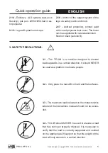 Preview for 5 page of PRO LIFTS VMB TE-034 Operating Instructions & User Manual