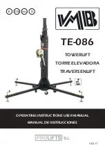 Предварительный просмотр 1 страницы PRO LIFTS VMB TE-086 Operating Instructions & User Manual