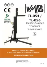 PRO LIFTS VMB TL-054 Operating Instructions & User Manual preview