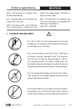 Предварительный просмотр 20 страницы PRO LIFTS VMB TL-054 Operating Instructions & User Manual