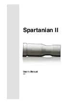 PRO Light Spartanian II User Manual preview