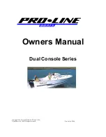 Pro-Line Boats 21 DC Owner'S Manual preview