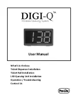 Preview for 1 page of Pro Lite DIGI-Q User Manual