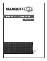 Pro Lite Marquee-Lite Plus 4025 Installation Manual preview