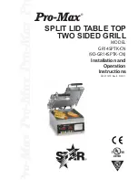 Pro-Max 9D-GR14SPTK-CN Installation And Operation Instructions Manual preview