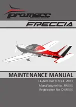 Предварительный просмотр 1 страницы Pro.Mecc Freccia Maintenance Manual