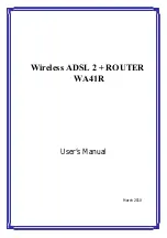 Предварительный просмотр 1 страницы PRO-NETS wa41r User Manual