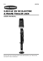 Preview for 1 page of pro.point 12V DC A-frame User Manual
