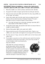 Preview for 6 page of pro.point 12V DC A-frame User Manual