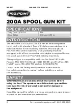 Preview for 2 page of pro.point 200A User Manual