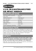 Preview for 2 page of pro.point 8306052 User Manual