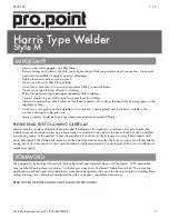 Preview for 3 page of pro.point Harris M User Manual