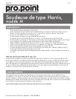 Preview for 19 page of pro.point Harris M User Manual