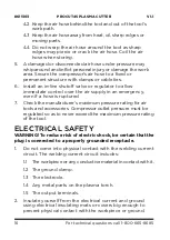 Preview for 16 page of pro.point PROCUT45 User Manual