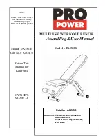 Предварительный просмотр 1 страницы PRO POWER JX-503B Owner'S Manual