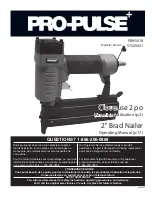 PRO-PULSE PBN5018 Operating Manual preview