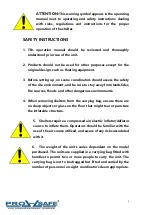 Preview for 3 page of Pro-safe 31238165 Operation & Maintenance Manual