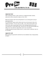 Предварительный просмотр 5 страницы Pro Shop LED LitePAR Pro Tri-18 User Manual