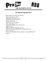 Предварительный просмотр 11 страницы Pro Shop LED LitePAR Pro Tri-18 User Manual