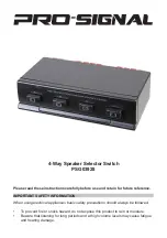 Preview for 1 page of PRO SIGNAL PSG03928 Quick Start Manual