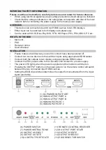 Предварительный просмотр 2 страницы PRO SIGNAL PSG3060 Manual