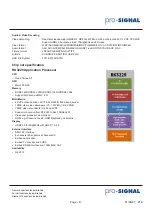 Preview for 3 page of PRO SIGNAL PSG3411 User Manual