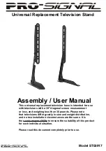 PRO SIGNAL ST03917 Assembly & User Manual preview