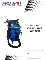 Pro Spot PHS-101 Instruction Manual preview