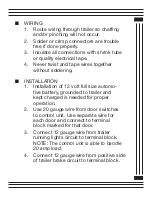 Preview for 6 page of Pro-tec Automobile Alarm User Manual