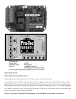 Preview for 7 page of Pro-tec SYSTEM ONE PTS-2 User Manual