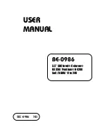 Pro-Tech BE-0986 User Manual preview