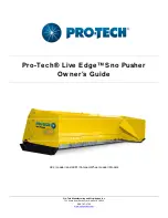 Pro-Tech Live Edge LEL Owner'S Manual preview