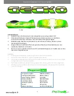 Preview for 1 page of Pro-Tronik GECKO User Manual