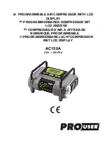 pro user AC150A Manual предпросмотр