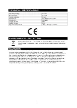 Предварительный просмотр 8 страницы pro user AC150A Manual