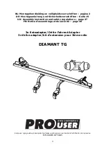 Предварительный просмотр 1 страницы pro user DIAMANT TG Assembly Instruction And Safety Regulations