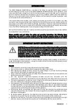 Preview for 3 page of pro user PSI1000TX Operating Manual