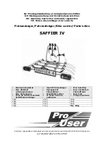 pro user SAFFIER IV Assembly Instruction And Safety Regulations preview