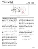 Предварительный просмотр 11 страницы Pro-Weld ARC 656-575 VERSION Operation And Maintenance Manual