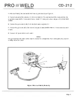 Preview for 13 page of Pro-Weld CD-212 Operation & Maintenance Manual