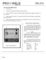 Preview for 14 page of Pro-Weld CD-212 Operation & Maintenance Manual