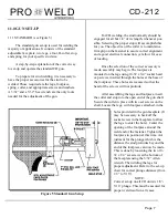 Preview for 15 page of Pro-Weld CD-212 Operation & Maintenance Manual